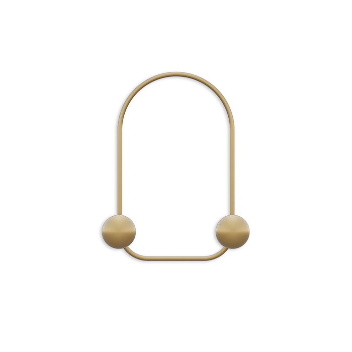 Wallity Frog-A Gancho de pared metálico Dorado Wallity Frog-A Gancho de pared metálico Dorado